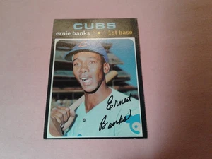 1971 Topps Ernie Banks Chicago Cubs - Karte Nummer 525 - Bild 1 von 6
