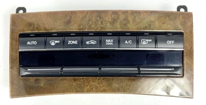 2010-2013 Mercedes E350 E550 W212 Wood Climate Control Panel A2129008808 OEM - Picture 1 of 4