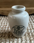 Old Vintage Antique Virol Bone Marrow 5.5 Inch Stoneware Jar - No Lid