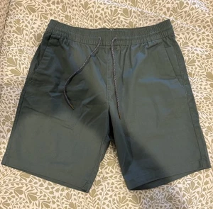 Pantalones Cortos Chinos Para Hombre Volcom Frickin Cintura Elástica Talla Grande Verde Bosque Oscuro - Imagen 1 de 4