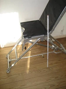 Gynstuhl niedriger machen ! Eigenbau Höhen Verstellung für Maquet  Feld Op Tisch - Picture 1 of 2