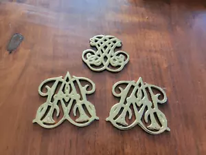 3 adornos navideños de latón Virginia Metalcrafters de colección - Imagen 1 de 2