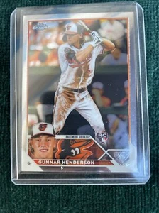 2023 Topps Chrome Gunnar Henderson #2 Rookie Card Baltimore Orioles Invest!π - Picture 1 of 6