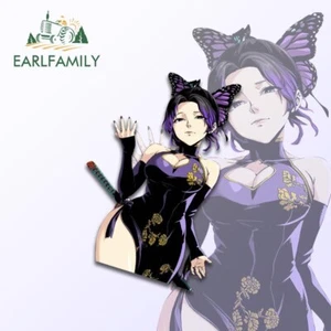 Pegatina para automóvil EARLFAMILY 5,1""Kochou Shinobu cazador de demonios RV portátil maletero hágalo usted mismo - Imagen 1 de 9