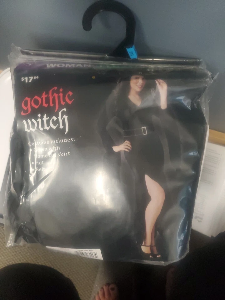 Disfraz de bruja gótica talla grande Foto 1 de 1