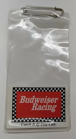 VTG 1990'S NHRA BUDWEISER RACING TICKET HOLDER  WINSTON CUP FROM INDIANAPOLIS IN Cover