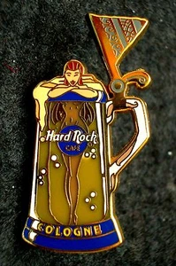 HRC Hard Rock Cafe Cologne Köln Beer Stein Mug Naked Girl new - Picture 1 of 2