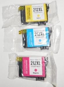 REPUESTO TINTA 212XL para Epson Expression Home Workforce WF Cian Magenta Amarillo - Imagen 1 de 3