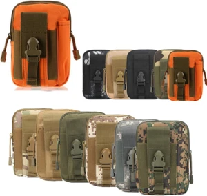 Marsupio Tattica EDC Pouch Camo Multiuso Sacchetto Militare Di Nylon Tattico Da - Foto 1 di 12