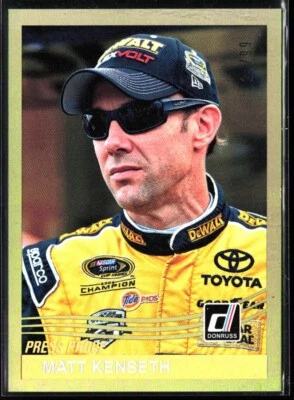 2017 Panini Donruss Retro 1984 Variations Press Proof /99 Matt Kenseth #178 HOF - Image 1 of 2