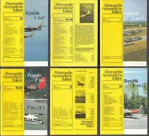LR- RIVISTA MONOGRAFIE AERONAUTICHE ITALIANE 1/72 LOTTO 63 NUMERI STUPENDI - YFS - Picture 1 of 1