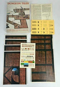 AD&D Dungeon Tiles A Task Force Fantasy Gaming Aid Unpunched - Picture 1 of 6