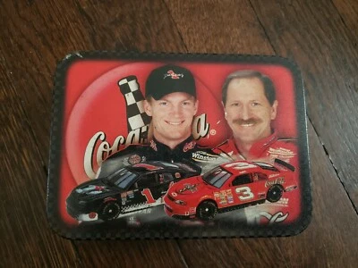 Action 1998 Dale Earnhardt  Sr &Jr.'s  Coke Diecast Cars 1/64 In collectible tin - Image 1 of 4