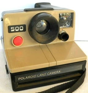**1970`s POLAROID LAND CAMERA 500 INSTANT FILM CAMERA + WRIST STRAP, UNTESTED** - Picture 1 of 4