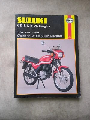 Suzuki GS & DR125 Haynes Workshop Repair Manual 1982–1990 - Image 1 of 4