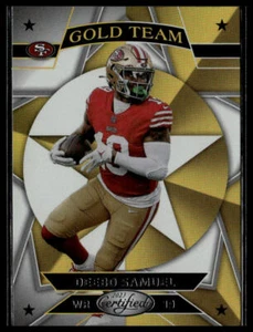 2023 Panini Certified #GT-15 Deebo Samuel Gold Team - Picture 1 of 2