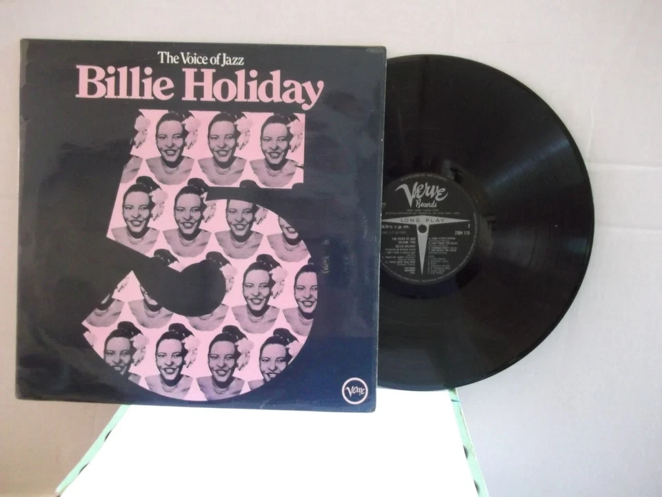 Billie Holiday,Verve,"The Voice Of Jazz"UK,LP,mono,1970,classic jazz vocals,M- - Image 1 of 1