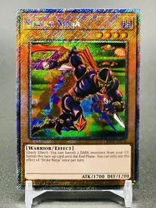 STRIKE NINJA - 1ª EDICIÓN - PLATINUM SECRET RARO - RA03-EN131 - YUGIOH TCG - Imagen 1 de 2