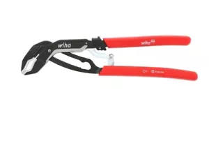 WIHA Tools 10" One-Hand Auto Adjustable Grip Pliers 32637 Water Pump V-Jaw NEW - Picture 1 of 3