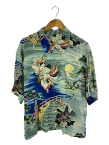 Sun Surf Hawaiian Aloha Shirt Kaikamahine Rayon Japan Men Size:XXL Rank:B - Picture 1 of 5
