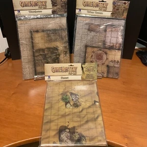 Pathfinder Game Mastery Flip-Mat Lot: Warehouse, Urban Tavern, Desert, NEU - Bild 1 von 4