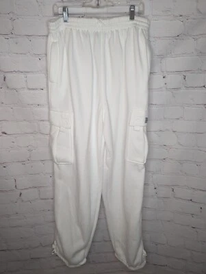 Pantalones deportivos Dream DR USA para hombre de lana blanca cargo talla 2XL Foto 1 de 4