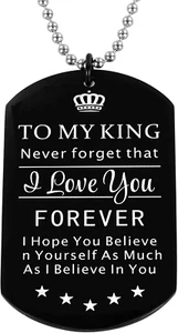 to My King Never Forget That I Love You Forever I Hope You Believe in Yourself a - Foto 1 di 3