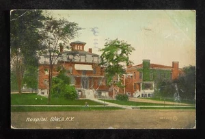1912 Krankenhaus Ithaca NY Tompkins Co Postkarte New York - Bild 1 von 2