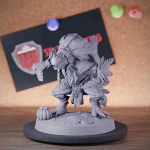 Lizardfolk Assassin Miniature Monster Savage Dungeons and Dragons Mini DnD 5e - Picture 1 of 8