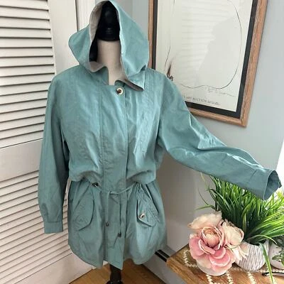 Chaqueta retro con capucha parka vintage años 90 FLEET STREET para mujer al aire libre primavera MEDIANA Foto 1 de 4