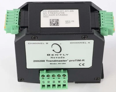 New 200200-01-01-05 Bently Nevada 200200 Trendmaster proTim-R Module Input - Image 1 of 4