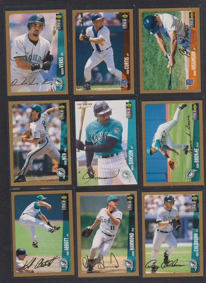 1996 COLLECTOR'S CHOICE GOLD SIGNATURE #153 CHRIS HAMMOND MARLINS SP 1:36 PACKS - Image 1 of 1
