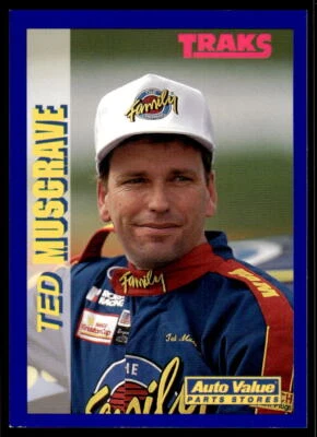 Ted Musgrave 1994 Traks Auto Value Parts Stores Collector Cards # 4 Base - Image 1 of 2