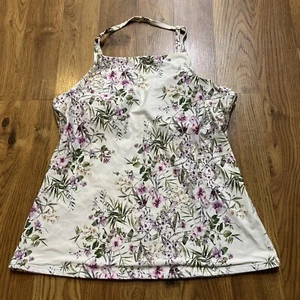 Traje de baño Tankini Antonio Melani Miraflores estampado floral talla grande (B2-24-19 - Imagen 1 de 8