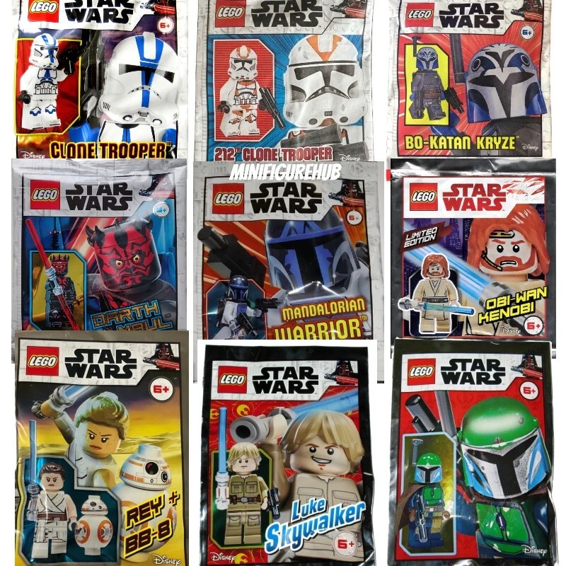 LEGO Star Wars Foil Pack Minifigures Paper Bag - YOU CHOOSE - Image 1 of 1