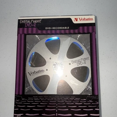 Verbatim Digital Movie DVD-R (DVD-Recordable), 4.7 GB 120 Minutes (5 Pack) - Image 1 of 4