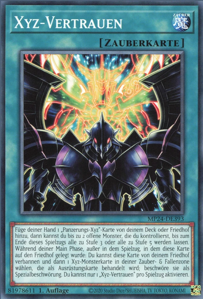 YuGiOh Xyz-Vertrauen MP24-DE393 Common Deutsch Neu 1st - Bild 1 von 2