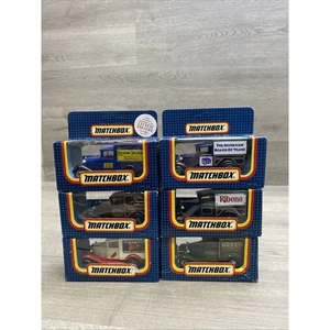 (6) Matchbox MB38 Collectors Model A Trucks Advertising Diecast All NIP - Picture 1 of 18