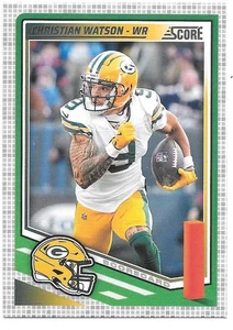 Tarjeta de puntuación de fútbol americano Christian Watson 2025 Green Bay Packers-- #248 - Imagen 1 de 1