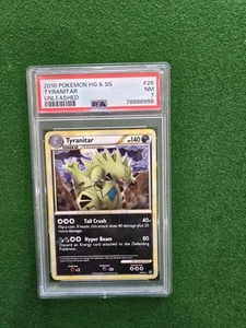2010 Pokemon HG & SS Unleashed Tyranitar #26 PSA 7 - Picture 1 of 2