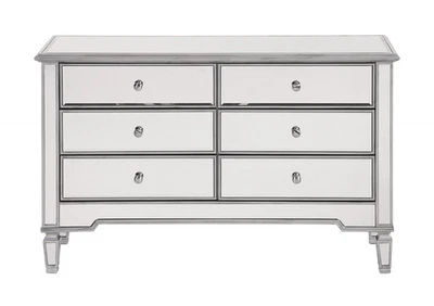 Elegante iluminación MF6-1017 Chamberlan 48 pulgadas de ancho pintado a mano - plateado Foto 1 de 4