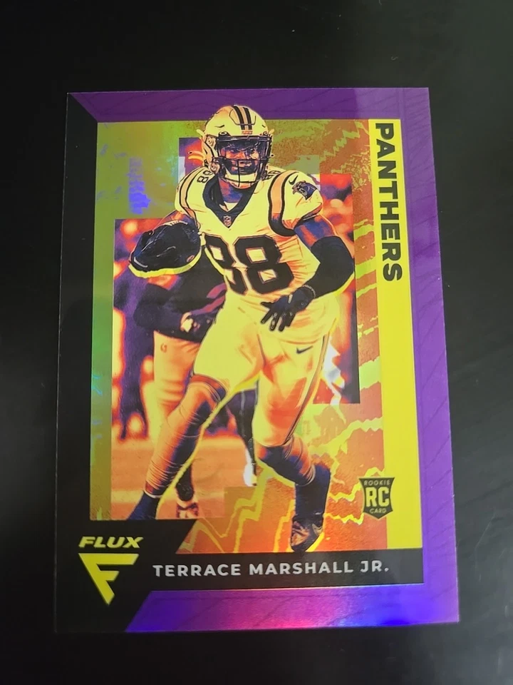 2021 Panini Chronicles Flux Purple Terrace Marshall Jr. #FX-16 /199 Rookie - Image 1 of 4