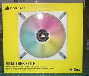 Corsair ML140 RGB Elite Ventilateurs Magnétiques Lévitation 140MM avec boite - Photo 1/3