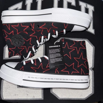 Billie Eilish Custom Converse Hombre’s 8.5 / Mujer’s 10.5 Nuevo Foto 1 de 4