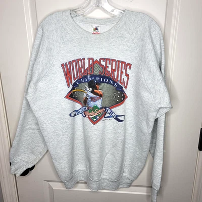 Vintage Minnesota Twins Sweatshirt Mens XL MLB Baseball World Series 1991 90s - Image 1 of 4