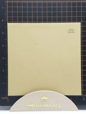 Sobres Hallmark Gold Crown Marca Beige 5 3/4 x 5 3/4" Lote De 24 Nuevos De Lote Antiguo Foto 1 de 3