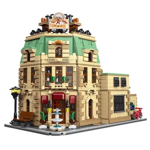 3104PCS París restaurante bloques de construcción ciudad creativa Street View modelo de ladrillo MOC - Imagen 1 de 6