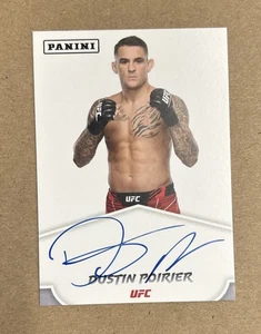 2022 Panini Prizm UFC Dustin Poirier Autograph Card #DP - Picture 1 of 2