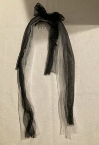 Velo Monster Bride blanco y negro - Imagen 1 de 4