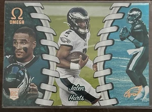 2020 Panini Chronicles JALEN HURTS Omega Rookie Card RC #O-5 Philadelphia Eagles - Picture 1 of 1